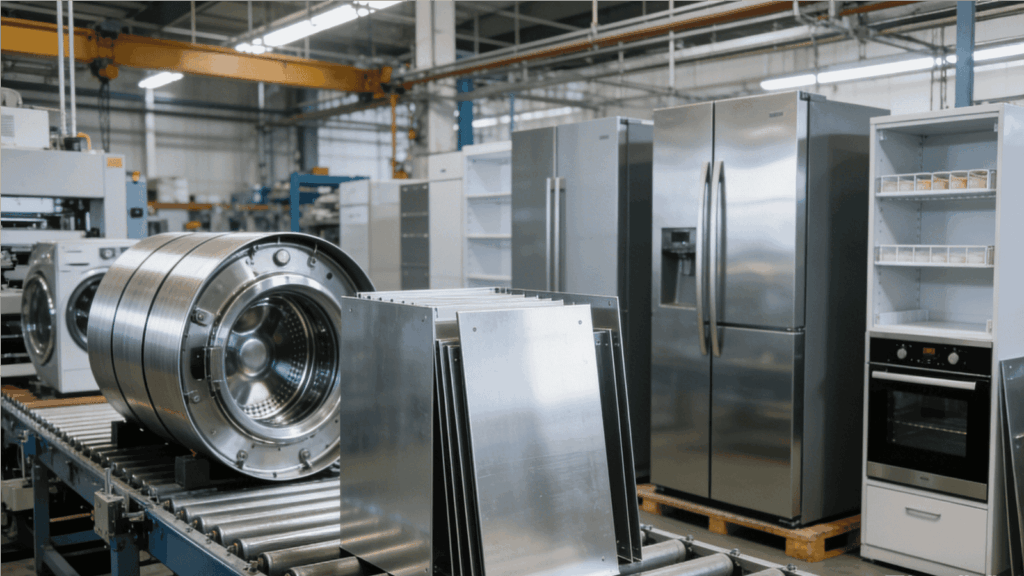 Steel coil uses in appliances and consumer products