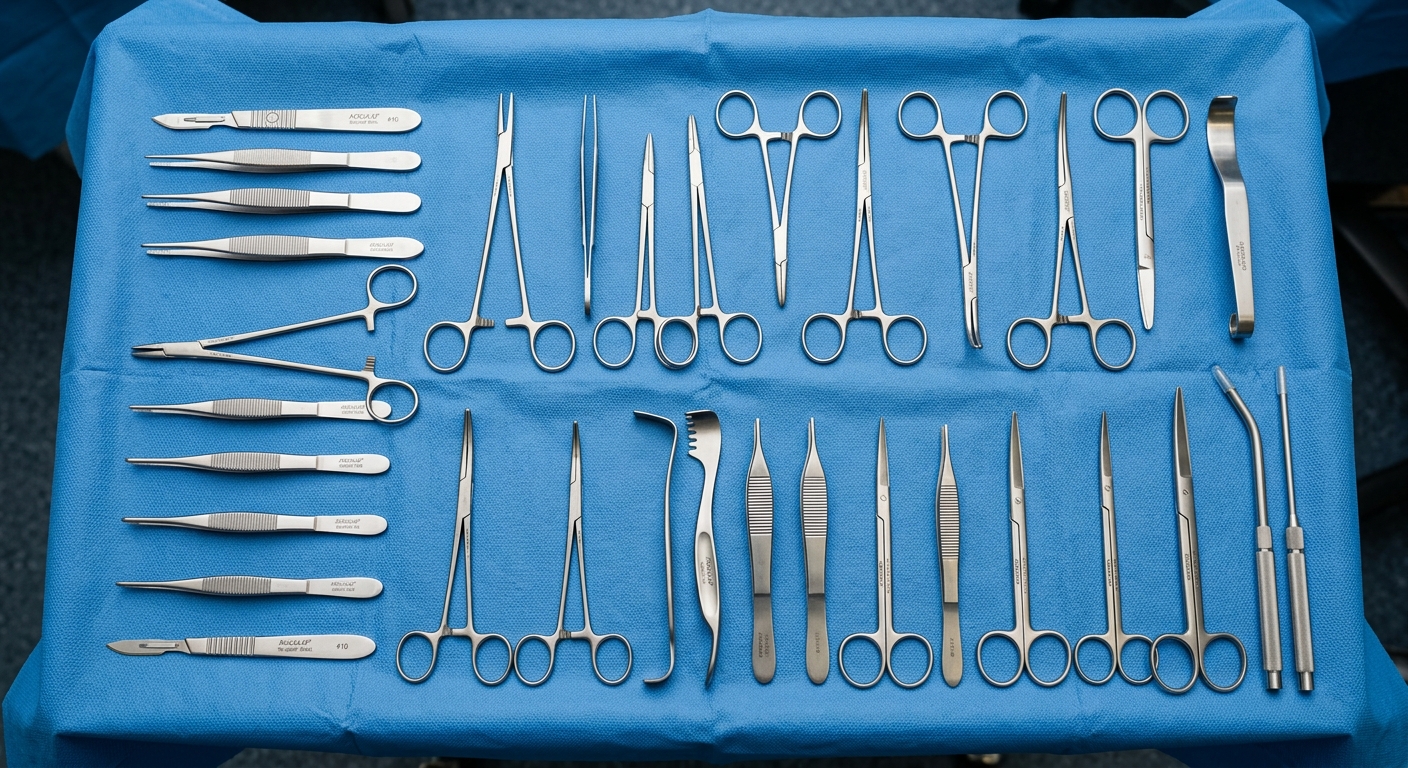 316L stainless steel surgical instruments